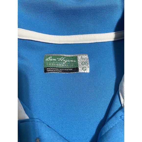 Ben Hogan Performance Golf Polo Shirt Men's Large Blue - Picture 2 of 11